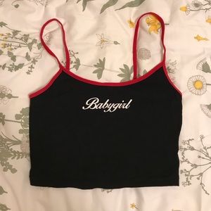 Babygirl Cropped Tank